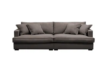 Rossita Lyx 3-sits Extra djup Soffa i Manchester - Mörkgrå - Möbler - Soffa - 3 sits soffa
