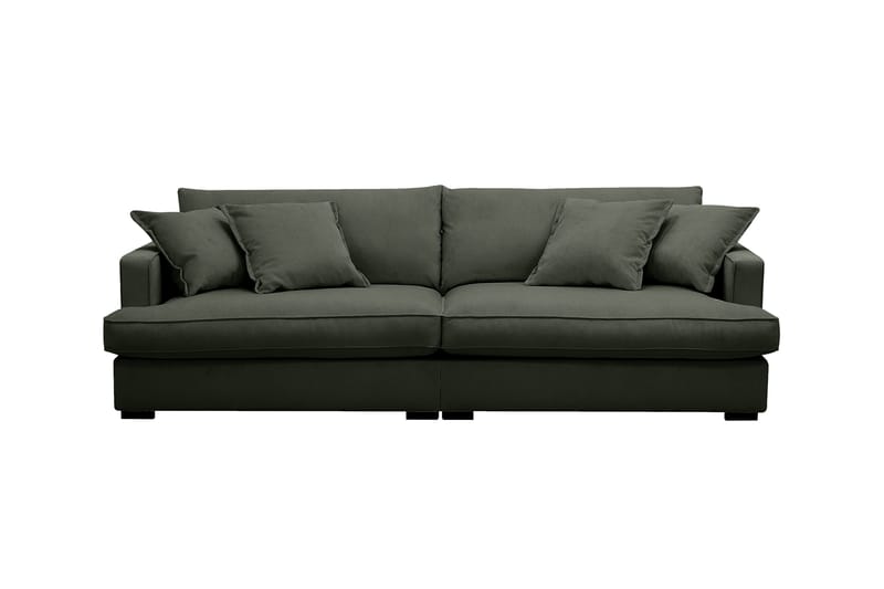Rossita Lyx 3-sits Extra djup Soffa i Manchester - Mörkgrön - Möbler - Soffa - 3 sits soffa