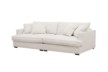 Rossita Lyx 3-sits Extra djup Soffa i Manchester - Naturvit - Möbler - Soffa - 3 sits soffa