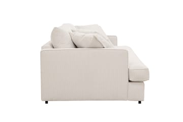 Rossita Lyx 3-sits Extra djup Soffa i Manchester - Naturvit - Möbler - Soffa - 3 sits soffa