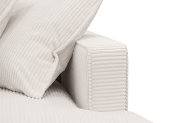 Rossita Lyx 3-sits Extra djup Soffa i Manchester - Naturvit - Möbler - Soffa - 3 sits soffa