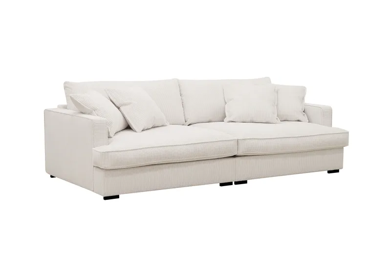 Rossita Lyx 3-sits Extra djup Soffa i Manchester - Offwhite - Möbler - Soffa - 3 sits soffa