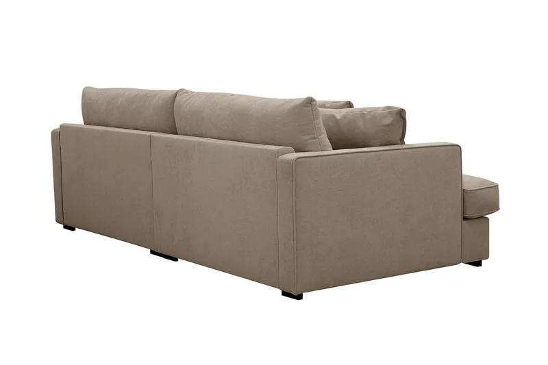 Rossita Lyx 3-sits Extra djup Soffa i Tyg - Brun - Möbler - Soffa - 3 sits soffa