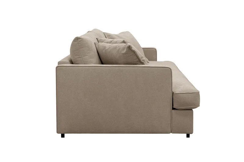 Rossita Lyx 3-sits Extra djup Soffa i Tyg - Brun - Möbler - Soffa - 3 sits soffa