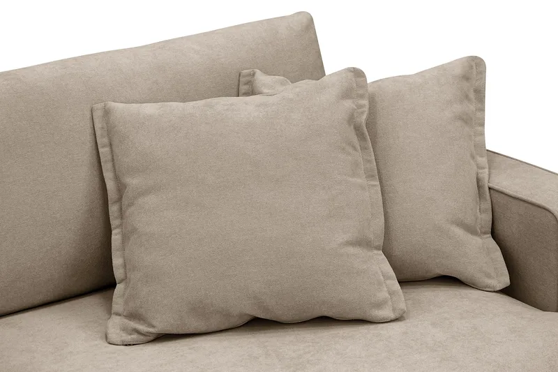 Rossita Lyx 3-sits Extra djup Soffa i Tyg - Brun - Möbler - Soffa - 3 sits soffa