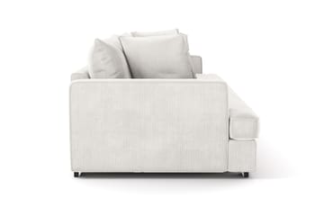 Rossita Lyx 4-sits Extra djup Manchestersoffa - Offwhite Manchester - Möbler - Soffa - Sammetssoffa