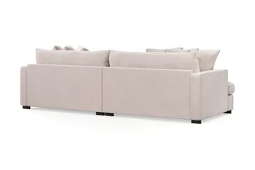 Rossita Lyx 4-sits Extra djup Sammetsoffa - Beige - Möbler - Soffa - Sammetssoffa