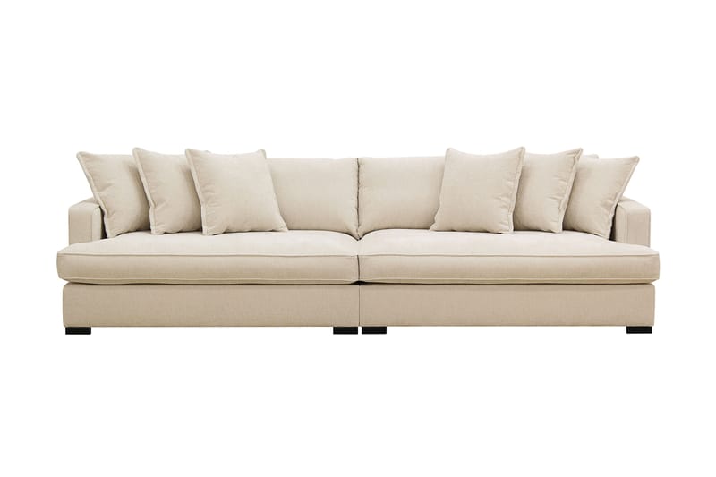 Rossita Lyx 4-sits Extra djup Soffa i Chenille - Beige - Möbler - Soffa - 4 sits soffa