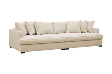 Rossita Lyx 4-sits Extra djup Soffa i Chenille - Beige - Möbler - Soffa - 4 sits soffa
