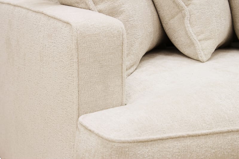 Rossita Lyx 4-sits Extra djup Soffa i Chenille - Beige - Möbler - Soffa - 4 sits soffa