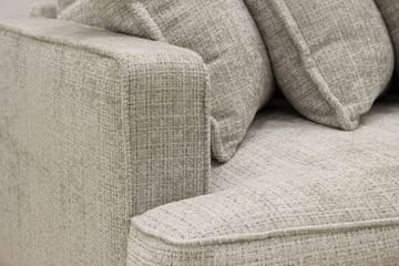 Rossita Lyx 4-sits Extra djup Soffa i Chenille - Grå / Beige - Möbler - Soffa - 4 sits soffa