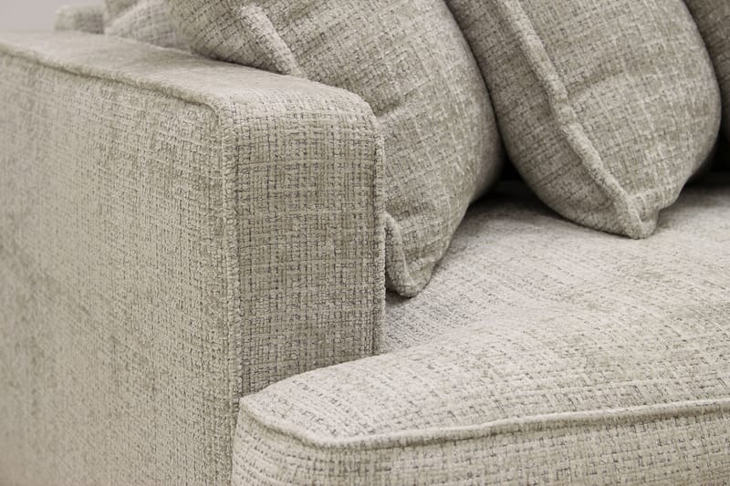 Rossita Lyx 4-sits Extra djup Soffa i Chenille - Grå / Beige - Möbler - Soffa - 4 sits soffa