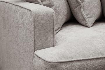 Rossita Lyx 4-sits Extra djup Soffa i Chenille - Grå / Brun - Möbler - Soffa - 4 sits soffa