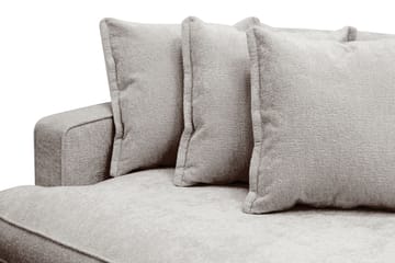 Rossita Lyx 4-sits Extra djup Soffa i Chenille - Grå / Brun - Möbler - Soffa - 4 sits soffa
