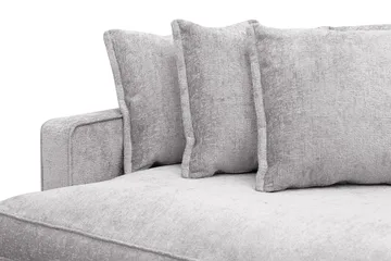 Rossita Lyx 4-sits Extra djup Soffa i Chenille - Grå - Möbler - Soffa - 4 sits soffa