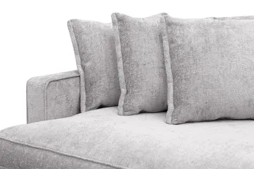 Rossita Lyx 4-sits Extra djup Soffa i Chenille - Grå - Möbler - Soffa - 4 sits soffa