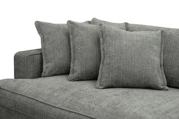 Rossita Lyx 4-sits Extra djup Soffa i Chenille - Grå - Möbler - Soffa - 4 sits soffa