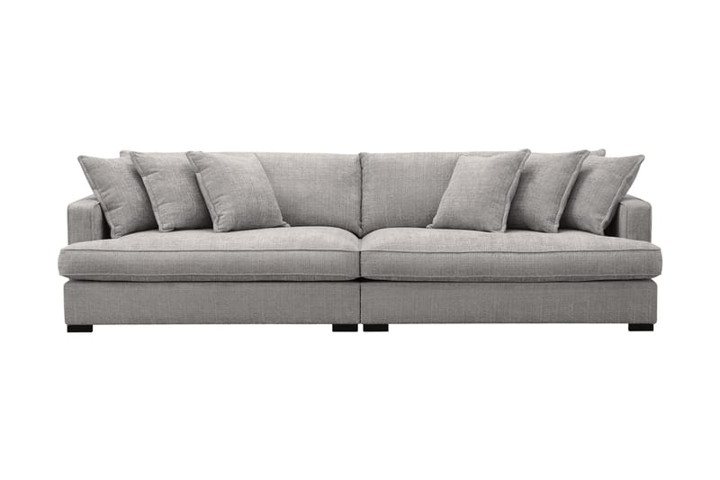 Rossita Lyx 4-sits Extra djup Soffa i Chenille - Ljusgrå - Möbler - Soffa - 4 sits soffa