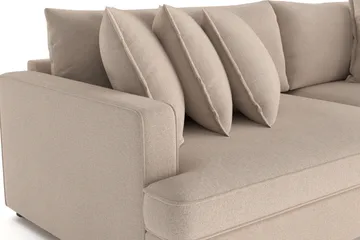 Rossita Lyx 4-sits Extra djup Soffa i Tyg - Beige - Möbler - Soffa - 4 sits soffa