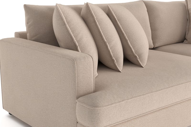 Rossita Lyx 4-sits Extra djup Soffa i Tyg - Beige - Möbler - Soffa - 4 sits soffa