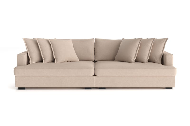 Rossita Lyx 4-sits Extra djup Soffa i Tyg - Beige - Möbler - Soffa - 4 sits soffa