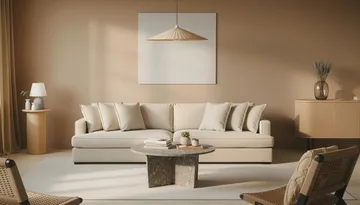 Rossita Lyx 4-sits Extra djup Tygsoffa - Beige - Möbler - Soffa - 4 sits soffa