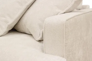 Rossita Lyx 5-sits Högervänd U-formad Extra djup Soffa med Divan och Schäslong i Chenille - Beige - Möbler - Soffa - U-soffa