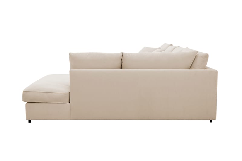 Rossita Lyx 5-sits Högervänd U-formad Extra djup Soffa med Divan och Schäslong i Manchester - Beige - Möbler - Soffa - U-soffa