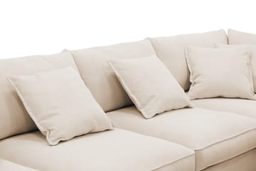 Rossita Lyx 5-sits Högervänd U-formad Extra djup Soffa med Divan och Schäslong i Manchester - Beige - Möbler - Soffa - U-soffa