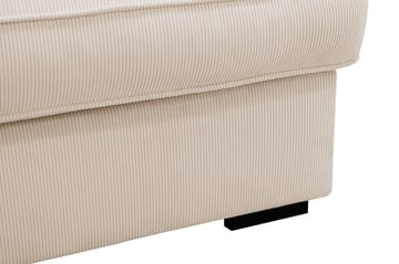 Rossita Lyx 5-sits Högervänd U-formad Extra djup Soffa med Divan och Schäslong i Manchester - Beige - Möbler - Soffa - U-soffa