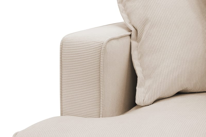 Rossita Lyx 5-sits Högervänd U-formad Extra djup Soffa med Divan och Schäslong i Manchester - Beige - Möbler - Soffa - U-soffa