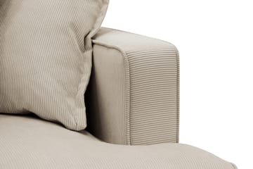 Rossita Lyx 5-sits Högervänd U-formad Extra djup Soffa med Divan och Schäslong i Manchester - Kräm - Möbler - Soffa - U-soffa