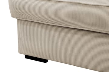 Rossita Lyx 5-sits Högervänd U-formad Extra djup Soffa med Divan och Schäslong i Manchester - Kräm - Möbler - Soffa - U-soffa