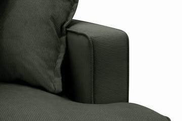 Rossita Lyx 5-sits Högervänd U-formad Extra djup Soffa med Divan och Schäslong i Manchester - Mörkgrön - Möbler - Soffa - U-soffa