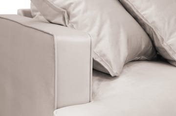 Rossita Lyx 5-sits Högervänd U-formad Extra djup Soffa med Divan och Schäslong i Sammet - Beige - Möbler - Soffa - Sammetssoffa