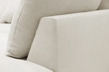 Rossita Lyx 5-sits Högervänd U-formad Extra djup Soffa med Divan och Schäslong i Tyg - Beige - Möbler - Soffa - U-soffa