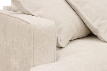 Rossita Lyx 5-sits Vänstervänd U-formad Extra djup Soffa med Divan och Schäslong i Chenille - Beige - Möbler - Soffa - U-soffa
