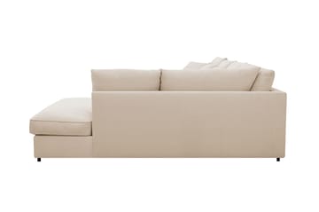 Rossita Lyx 5-sits Vänstervänd U-formad Extra djup Soffa med Divan och Schäslong i Manchester - Beige - Möbler - Soffa - U-soffa