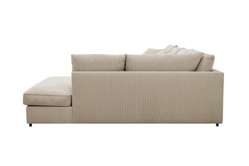 Rossita Lyx 5-sits Vänstervänd U-formad Extra djup Soffa med Divan och Schäslong i Manchester - Kräm - Möbler - Soffa - U-soffa