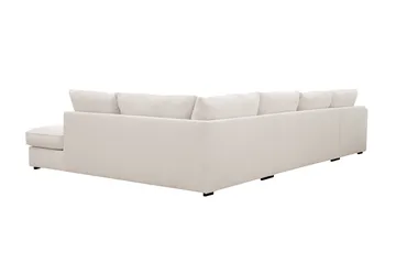 Rossita Lyx 5-sits Vänstervänd U-formad Extra djup Soffa med Divan och Schäslong i Manchester - Offwhite - Möbler - Soffa - U-soffa