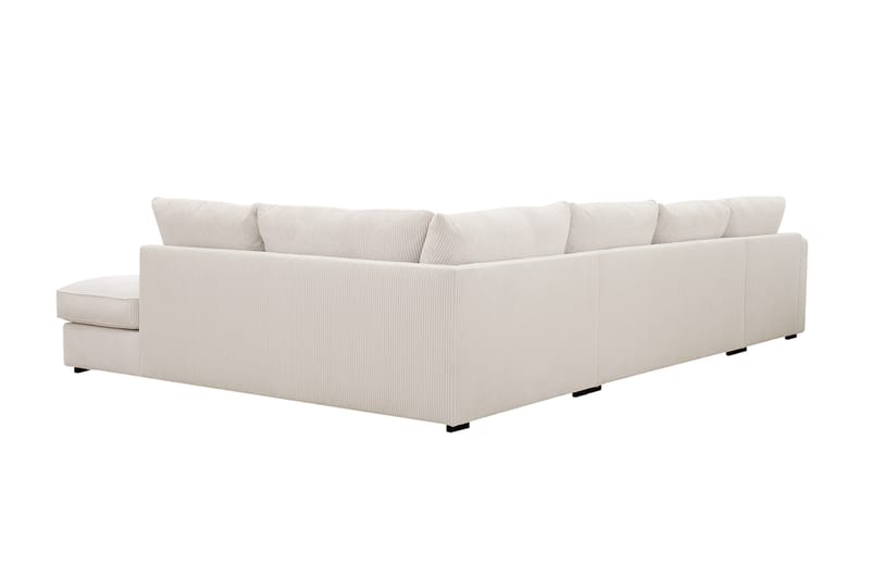 Rossita Lyx 5-sits Vänstervänd U-formad Extra djup Soffa med Divan och Schäslong i Manchester - Offwhite - Möbler - Soffa - U-soffa