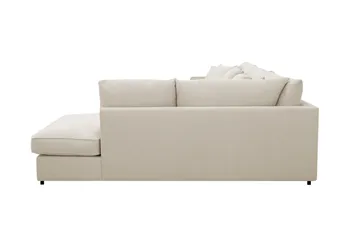 Rossita Lyx 5-sits Vänstervänd U-formad Extra djup Soffa med Divan och Schäslong i Tyg - Beige - Möbler - Soffa - U-soffa