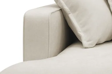 Rossita Lyx 5-sits Vänstervänd U-formad Extra djup Soffa med Divan och Schäslong i Tyg - Beige - Möbler - Soffa - U-soffa