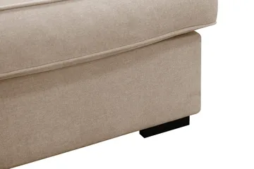 Rossita Lyx 5-sits Vänstervänd U-formad Extra djup Soffa med Divan och Schäslong i Tyg - Ljusbrun - Möbler - Soffa - U-soffa