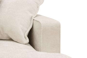 Rossita Lyx 6-sits Högervänd U-formad Extra djup Soffa med Divan och Schäslong i Chenille - Beige - Möbler - Soffa - U-soffa