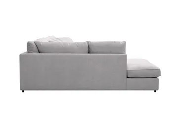 Rossita Lyx 6-sits Högervänd U-formad Extra djup Soffa med Divan och Schäslong i Chenille - Grå - Möbler - Soffa - U-soffa