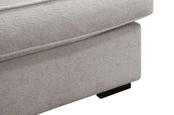 Rossita Lyx 6-sits Högervänd U-formad Extra djup Soffa med Divan och Schäslong i Chenille - Grå/Brun - Möbler - Soffa - U-soffa
