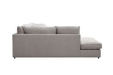 Rossita Lyx 6-sits Högervänd U-formad Extra djup Soffa med Divan och Schäslong i Chenille - Grå/Brun - Möbler - Soffa - U-soffa