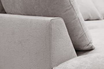 Rossita Lyx 6-sits Högervänd U-formad Extra djup Soffa med Divan och Schäslong i Chenille - Grå/Brun - Möbler - Soffa - U-soffa