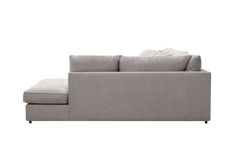 Rossita Lyx 6-sits Högervänd U-formad Extra djup Soffa med Divan och Schäslong i Chenille - Grå/Brun - Möbler - Soffa - U-soffa